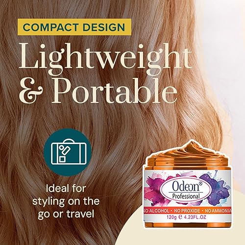 Miniatura 9 de Odeon Crimson - Cera de color para el cabello, tinte temporal de 4.23 onzas para peinados naturales, perfecto para fiestas, cosplay, Halloween o
