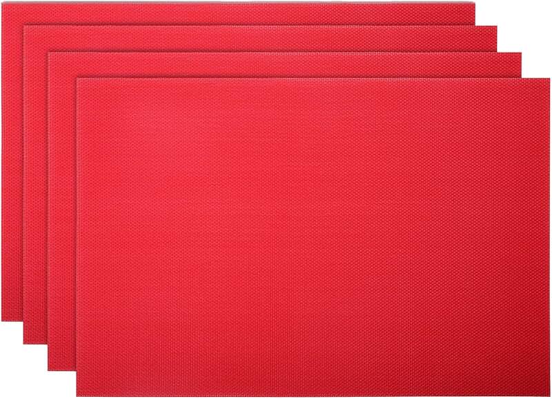 Amazon.co.uk red table mats