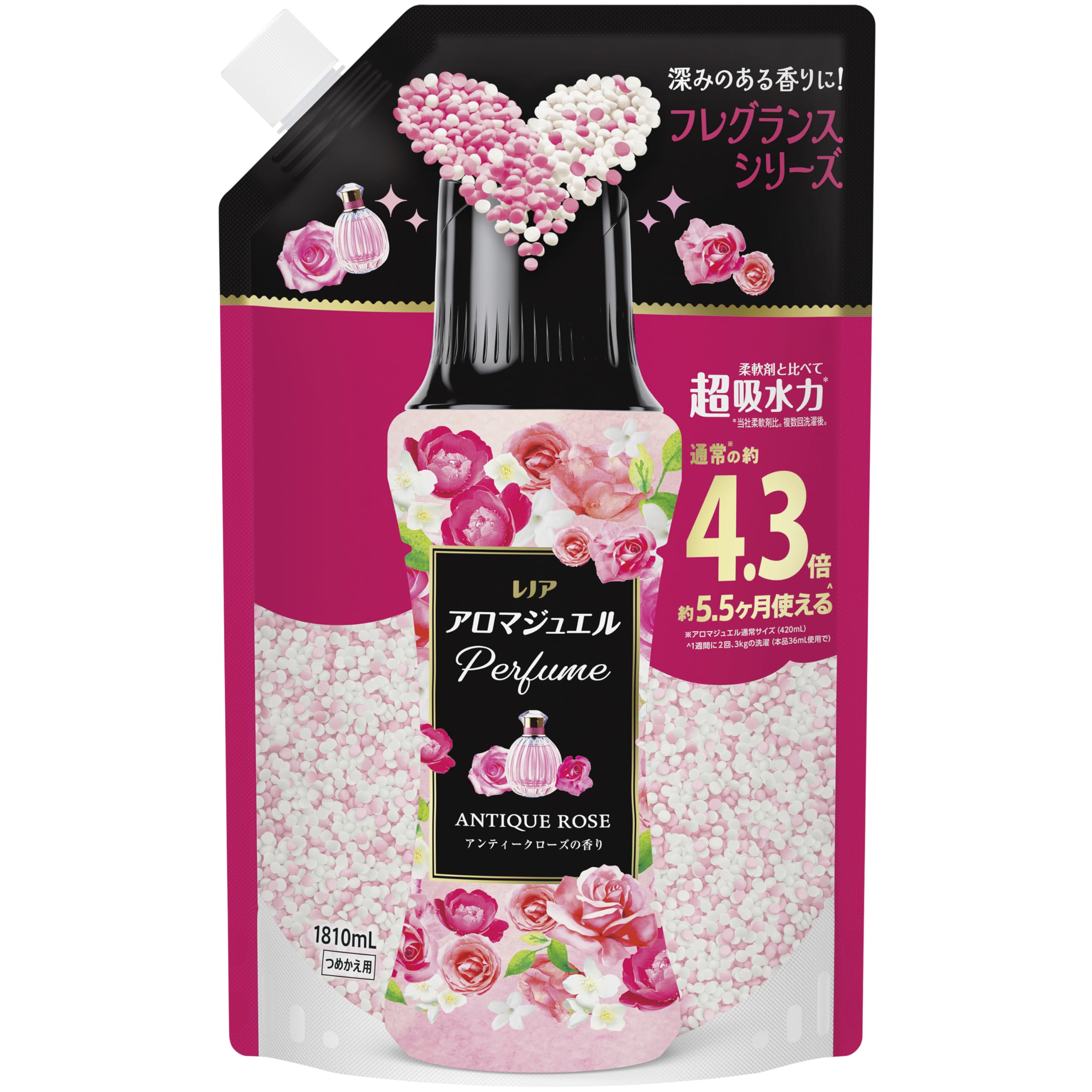 Amazon.co.jp: レノア アロマジュエル Perfume お洗濯の香り付けビーズ