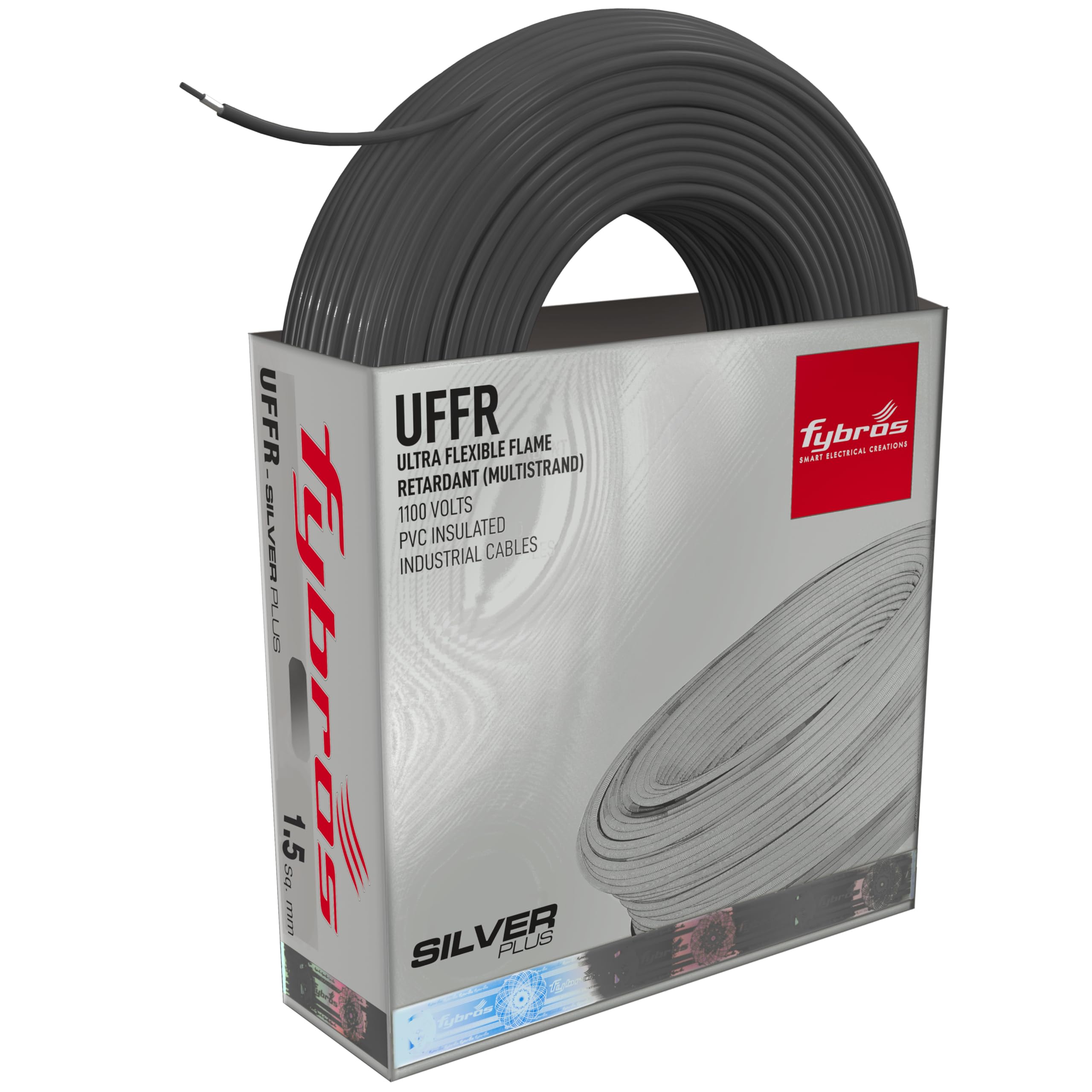 Fybros Ultra Flexible Red PVC Wire - 90m -25 Fybros Ultra Flexible Red PVC Wire - 90m -25