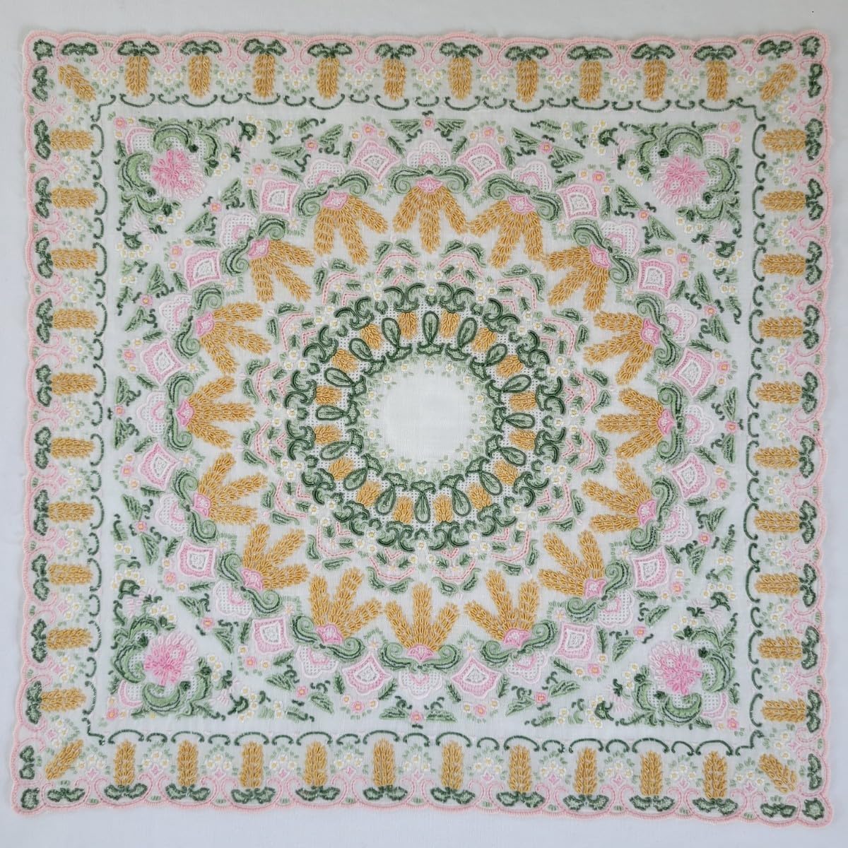 レースハンカチ 汕頭 スワトウ手刺繍 ヴィンテージ SWATOW 品 レア