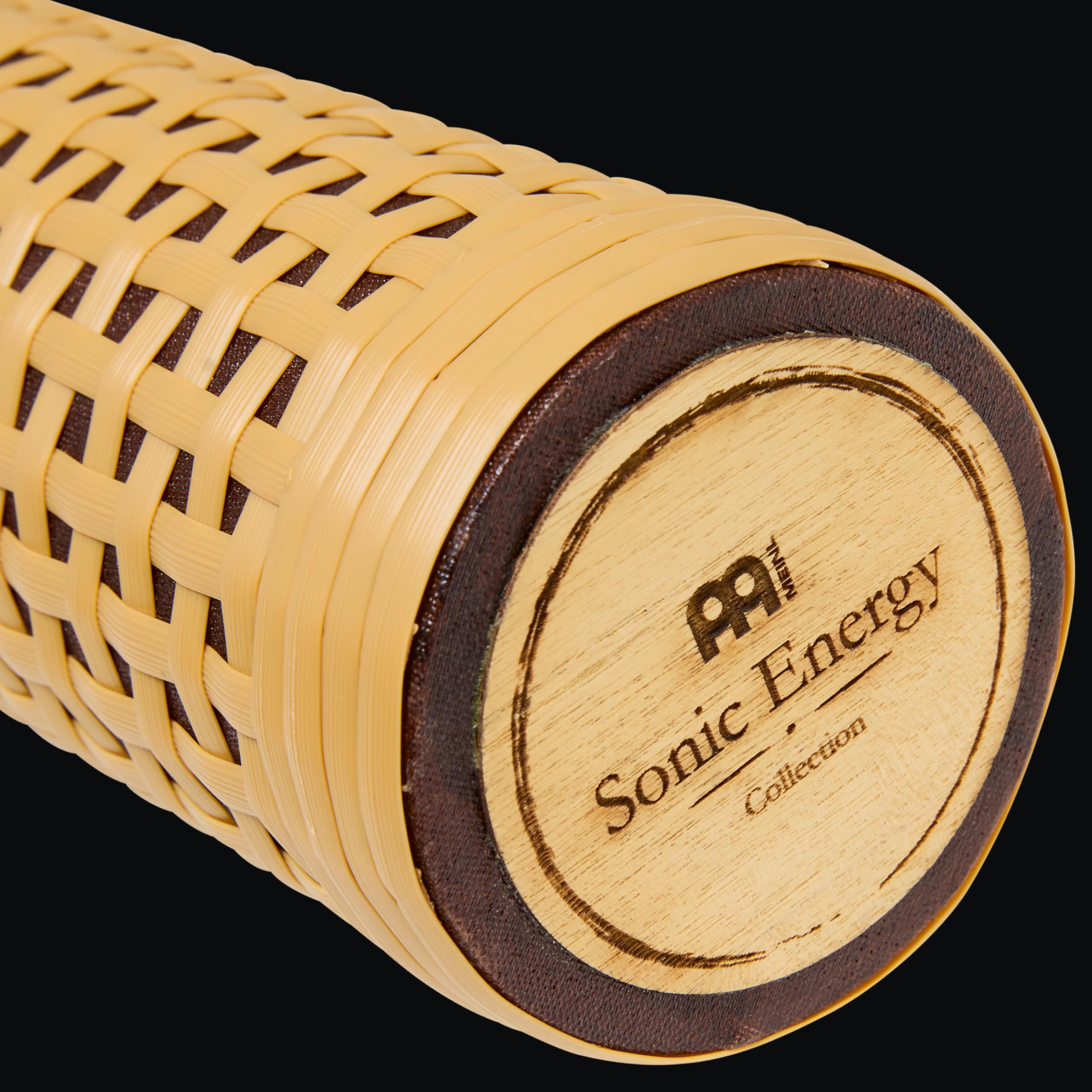 Meinl Sonic Energy Rainstick z rattanową owijką – efekty dźwiękowe wodospadu i deszczu do medytacji, jogi, kąpieli dźwiękowych, muzyki