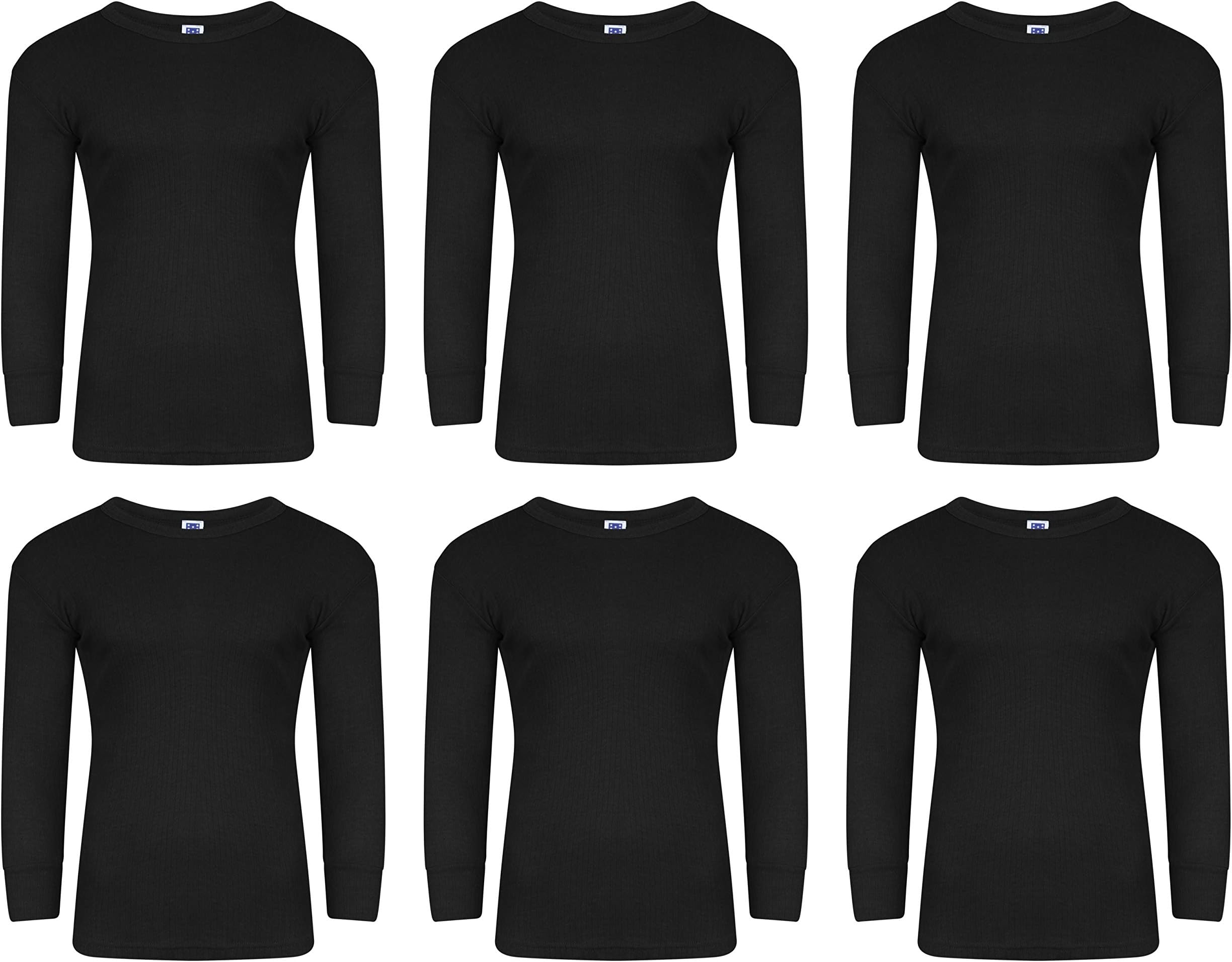 6 x Mens Thermal Long Johns Top Bottom Underwear Trousers T Shirt Set S M L XL