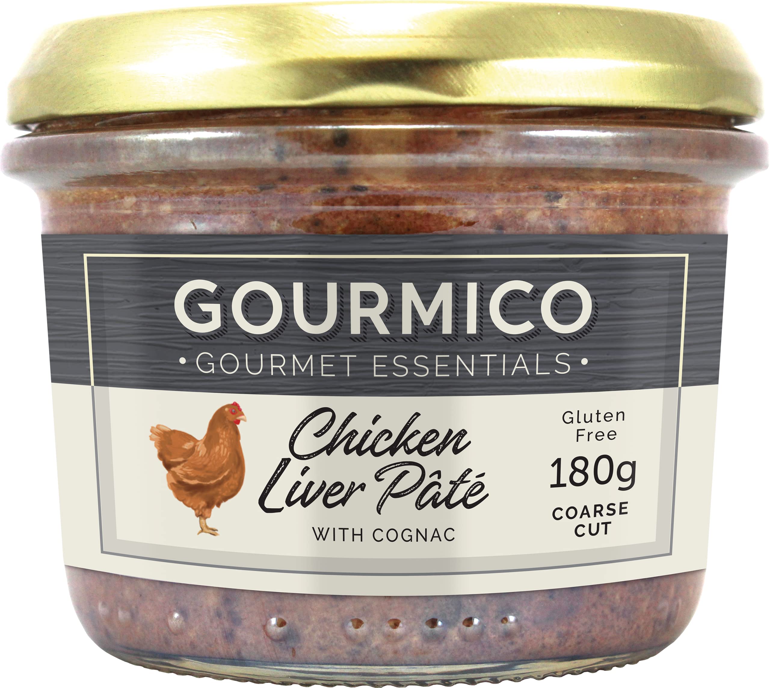 Gourmico French Pâté 180g (Chicken Liver Pâté with Cognac)