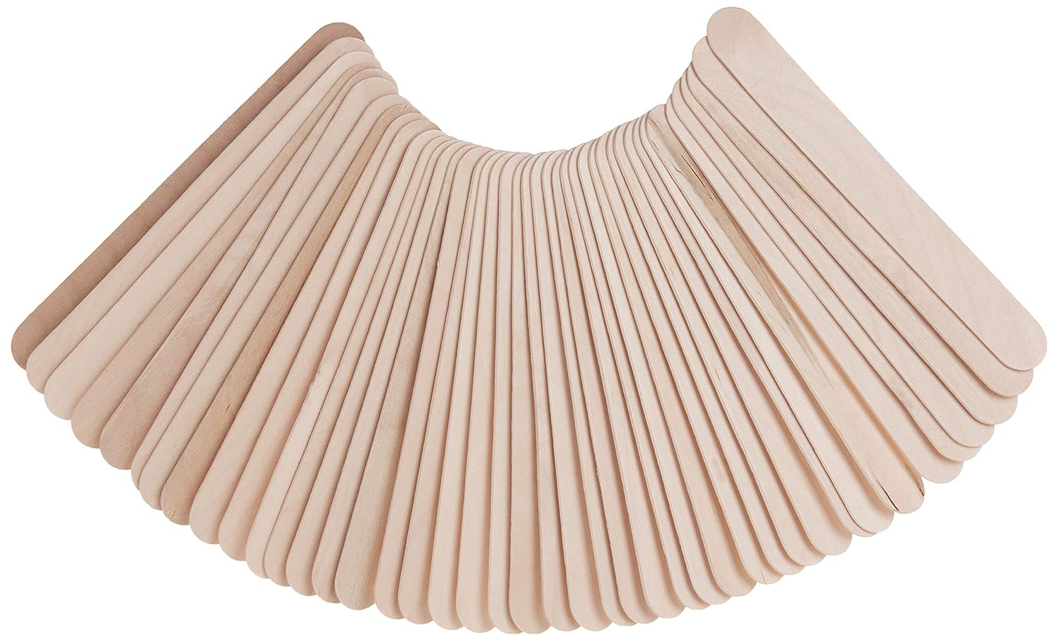 MeeTo Tongue Depressors Spatula, Polished Smooth Edges NonSterile Wood