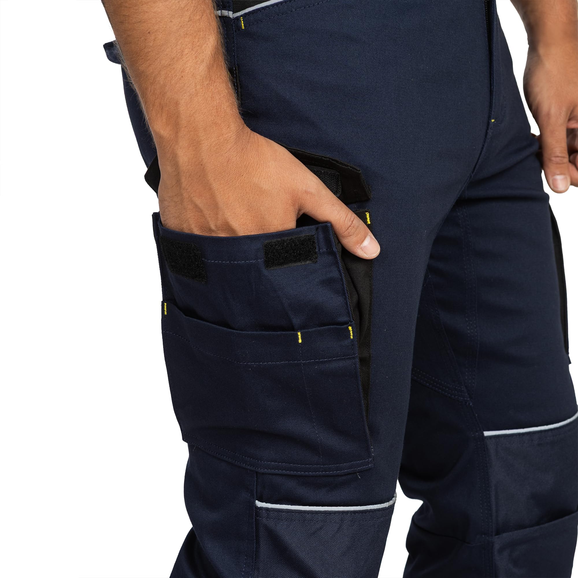 BWOLF Daytona Pantalon de Travail Homme Stretch Pantalon Travail Homme - Coton - Élasthanne - Nombreuses Poches