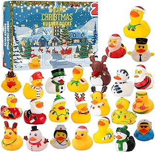 Rubber Duck Advent Calendar 2023, Advent Calendar 2023 Kids, Advent Calendar Duck Bath Toy Set, Advent Calendar with Rubber Ducks, Advent Calendar Fillers, Christmas Party Favor Gifts