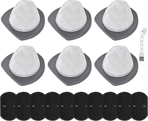 Filtro de peso pluma compatible con Bissell Featherweight Stick Aspiradora ligera sin bolsa 2033 20331 20333 20334 20336 20339 2033M, 6 filtros de