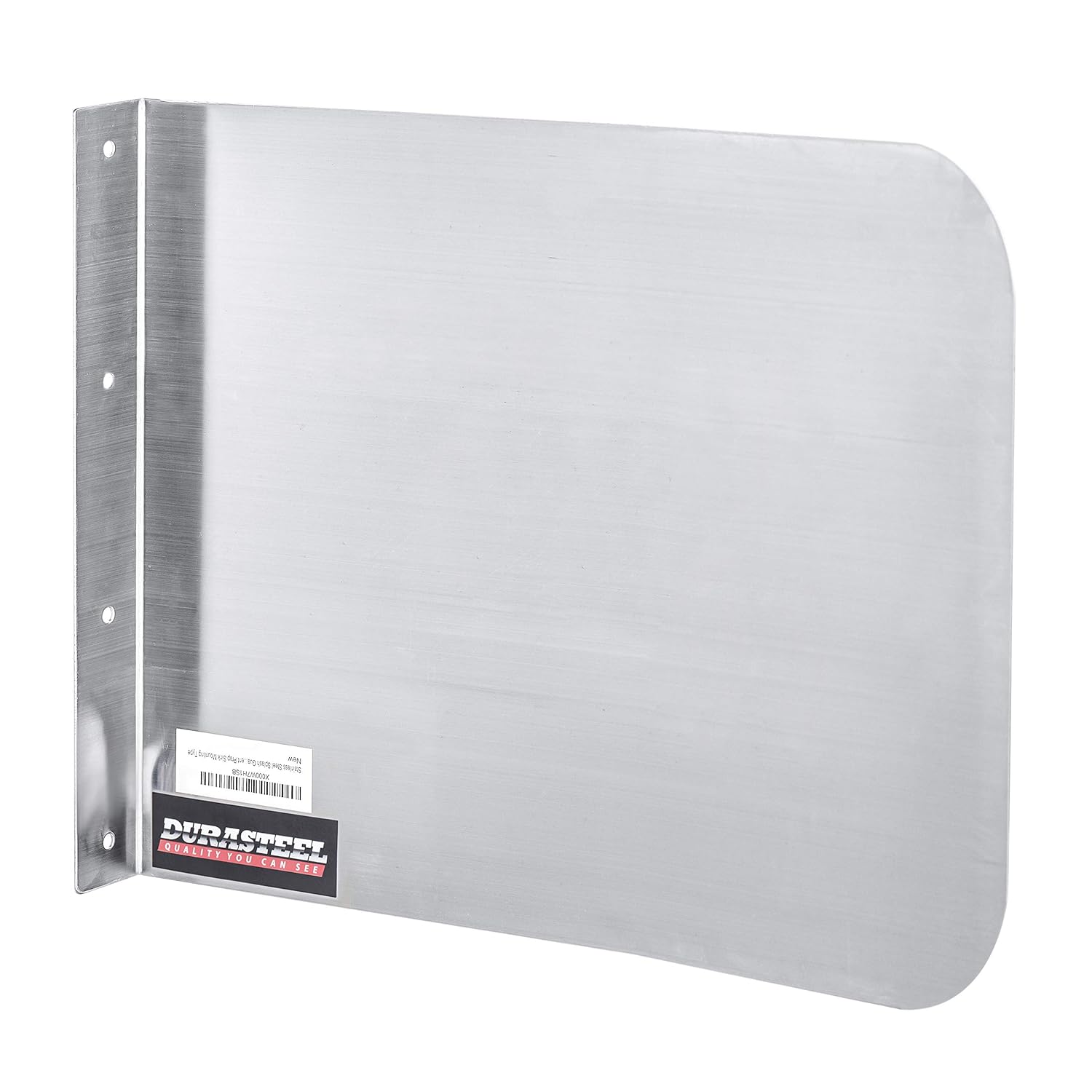 DuraSteel Stainless Steel Side Splash Guard 15" x 12" Wall Mount For Commercial Usage Hand