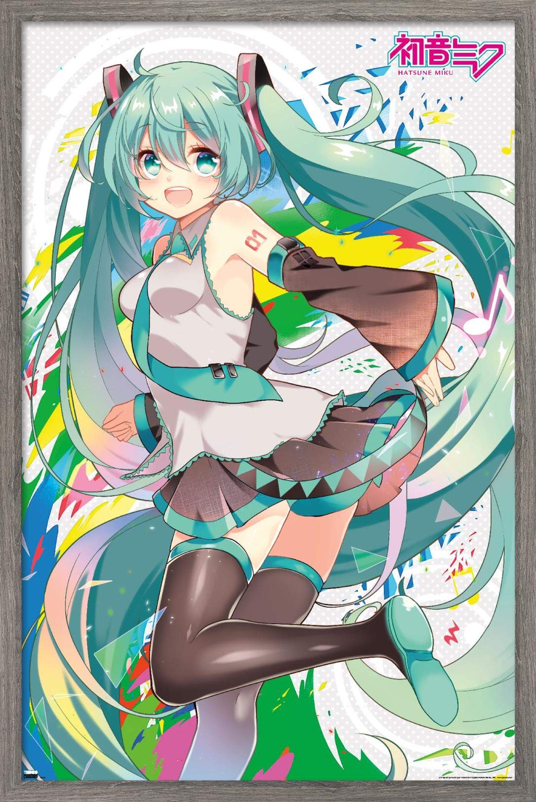 M☆Splash!! MIKU ピクチャーボード Amazon.com: Trends International Hatsune Miku - Color Splash Wall