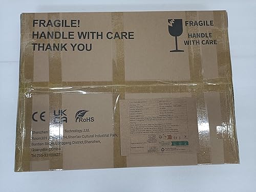 Miniatura 11 de LUVODI Espejo de baño LED iluminado espejo de maquillaje ovalado de 28 x 20 pulgadas con retroiluminación y luz frontal, moderno espejo inteligente