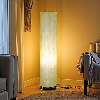 THE LIGHT SHADOW CFL Cotton Fabric Floor Lamp For Bedroom'S Desk Lamp For Livingroom, Bed Room, Office Night Stand Dimmabl Price In India