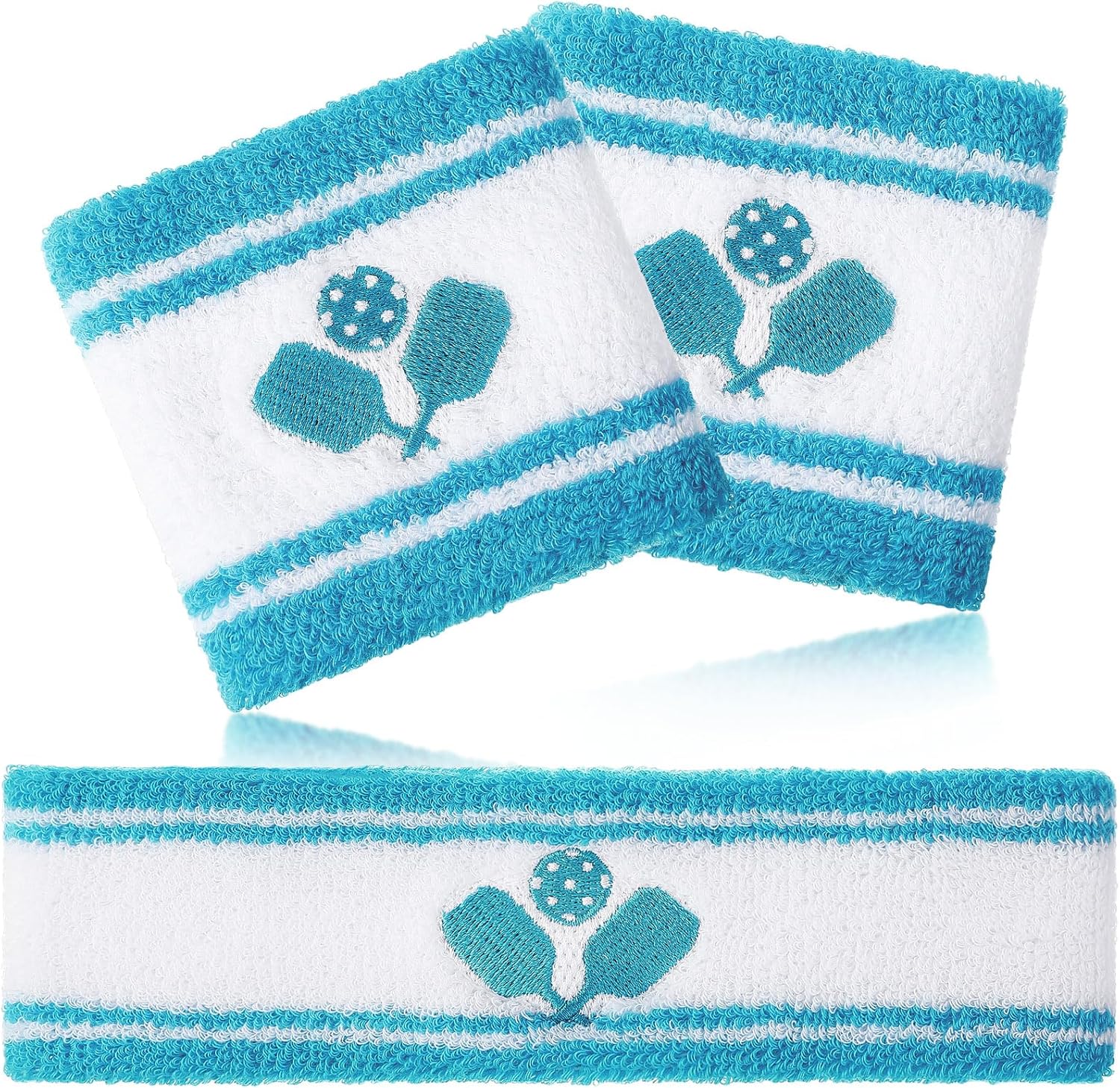 3 Pcs Dink Ball Gifts Set Headband Wristband Christmas gifts Accessories for Woman Men