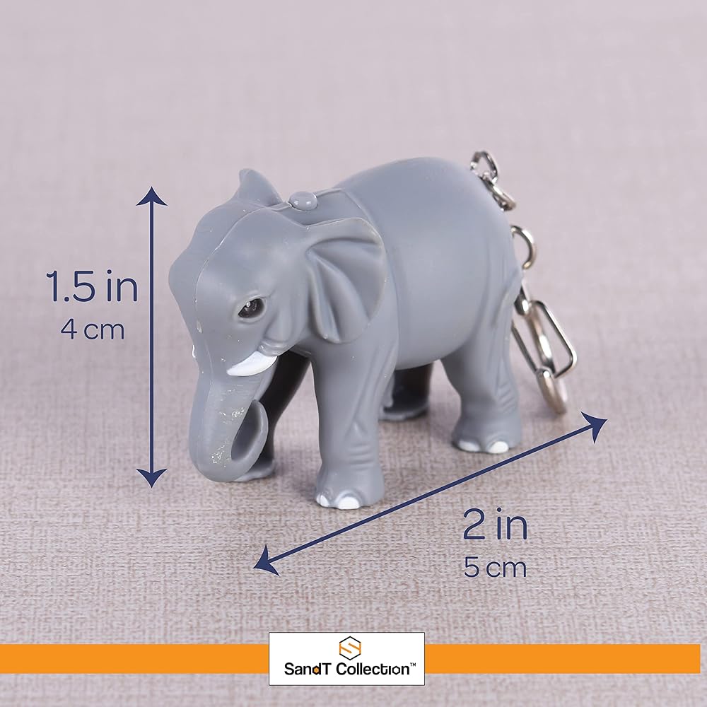 Amazon.com: SandT Collection Elephant Keychain Flashlight