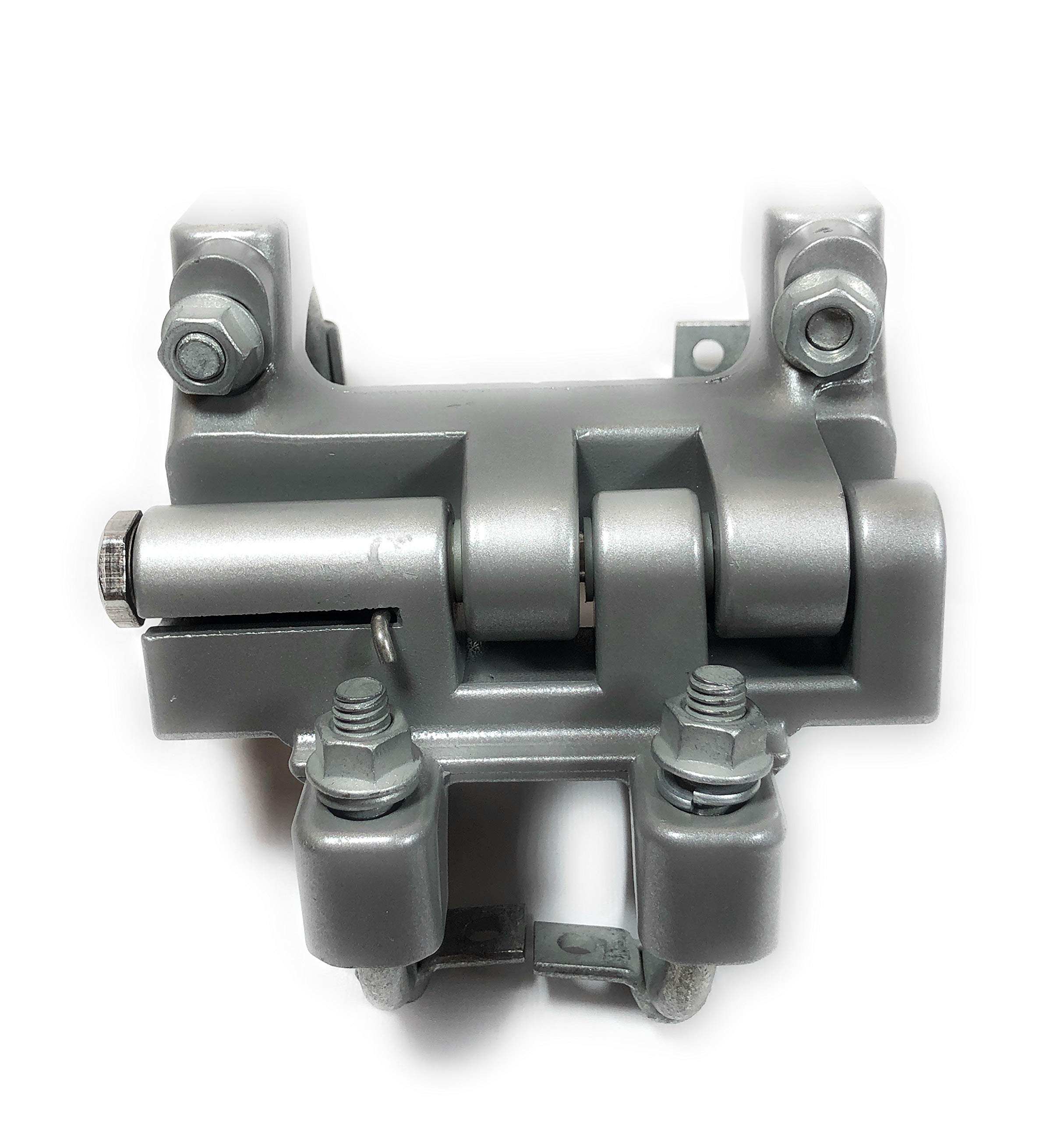 Par de bisagras de cierre automático de cadena de grado comercial, varios tamaños, muy resistentes (puerta de 5 cm x poste de 5 cm)