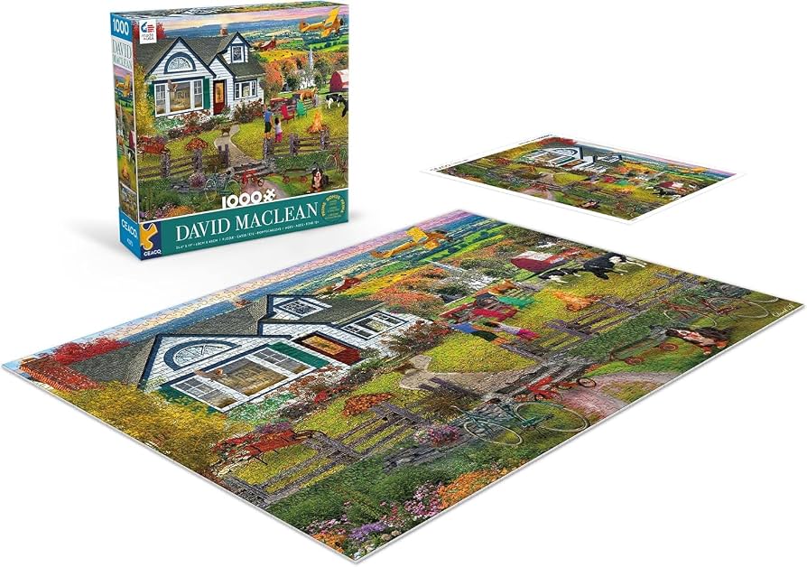 Ceaco Seawall Walk 1000-Piece Jigsaw Puzzle – David MacLean Artwork, Family Puzzle Night - View #11
