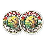 Badger - Sore Muscle Rub, Cayenne Pepper and Ginger, Organic Sore Muscle Rub, Warming Balm, Muscle Relief Balm, Warming Muscle Rub, 0.75 oz (2 Pack)