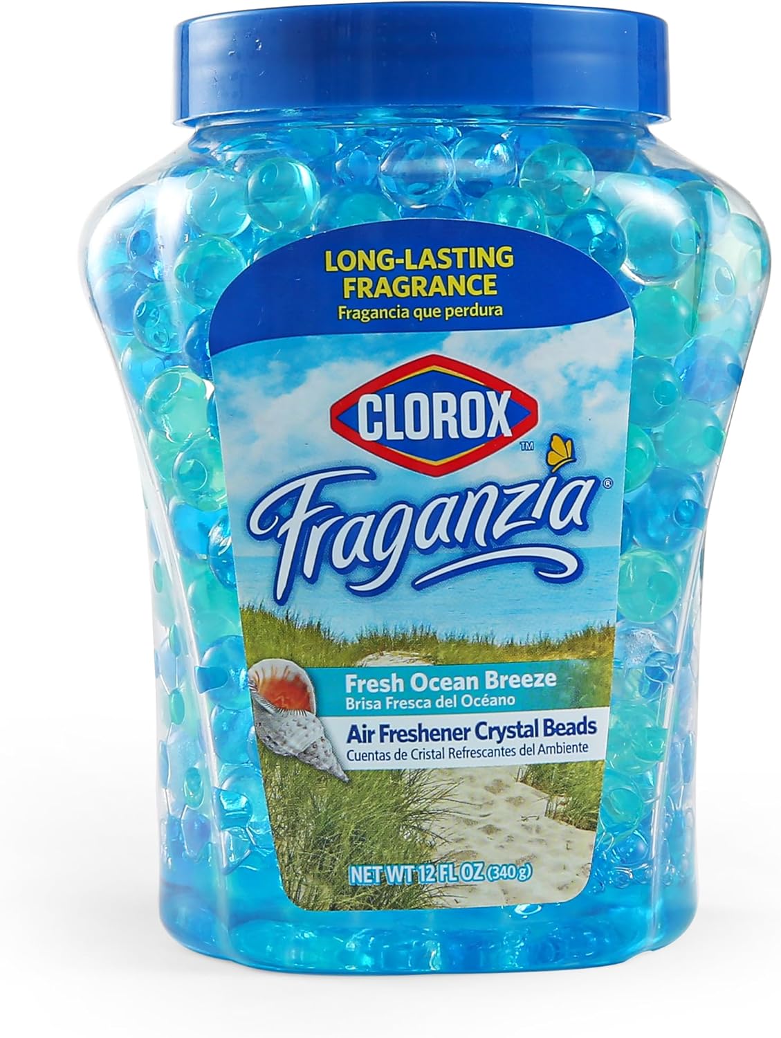 Clorox Fraganzia Air Freshener Beads - Fresh Ocean Breeze - Gel Air Fresheners for Home