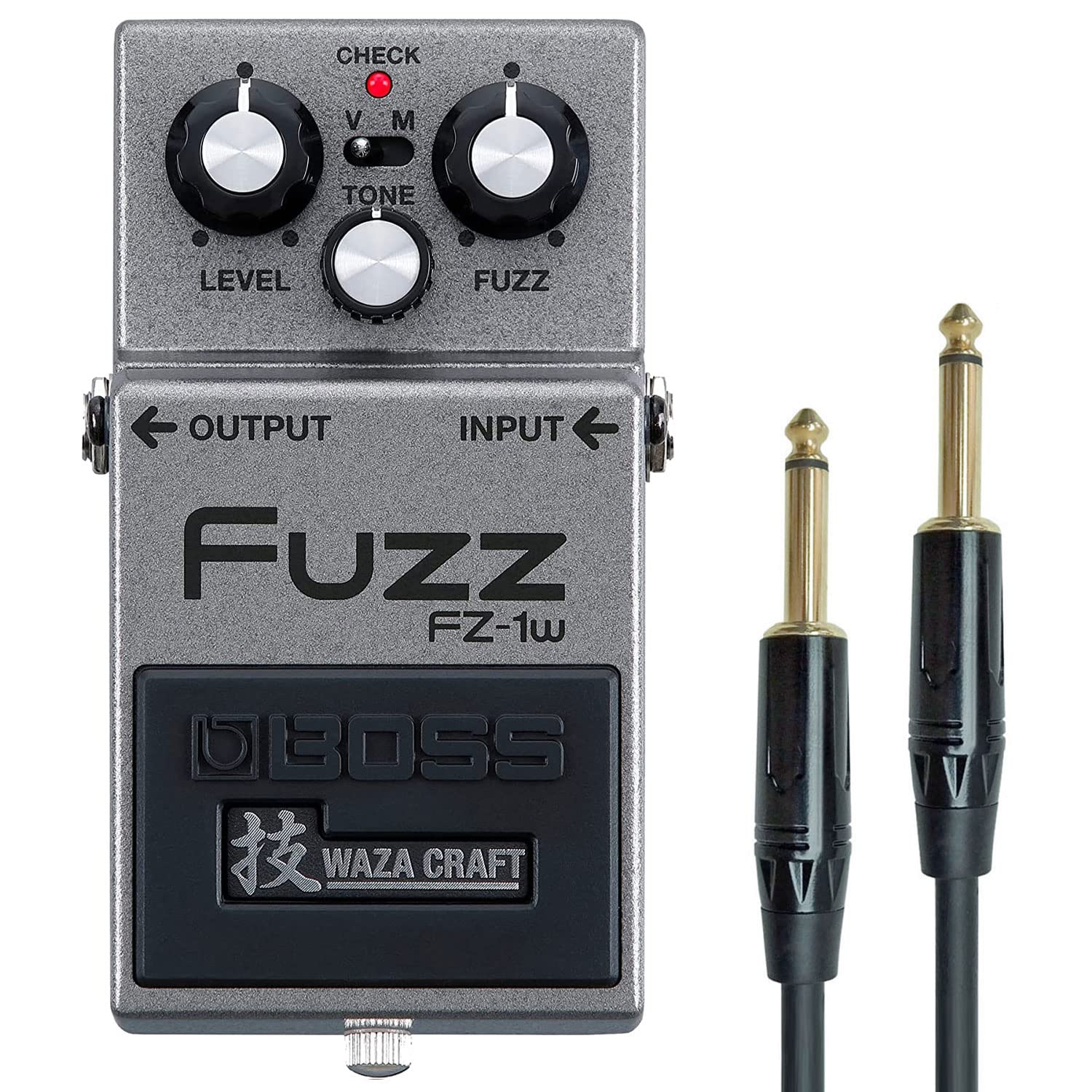 Boss FZ-1W Waza Edition Fuzz - Dispositivo de efectos + cable jack keepdrum