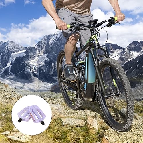 Miniatura 3 de BESPORTBLE Pedales de bicicleta para niños, 1 par de pedales de bicicleta de montaña para niños, pedales de repuesto para niños y niñas de 12 a 14