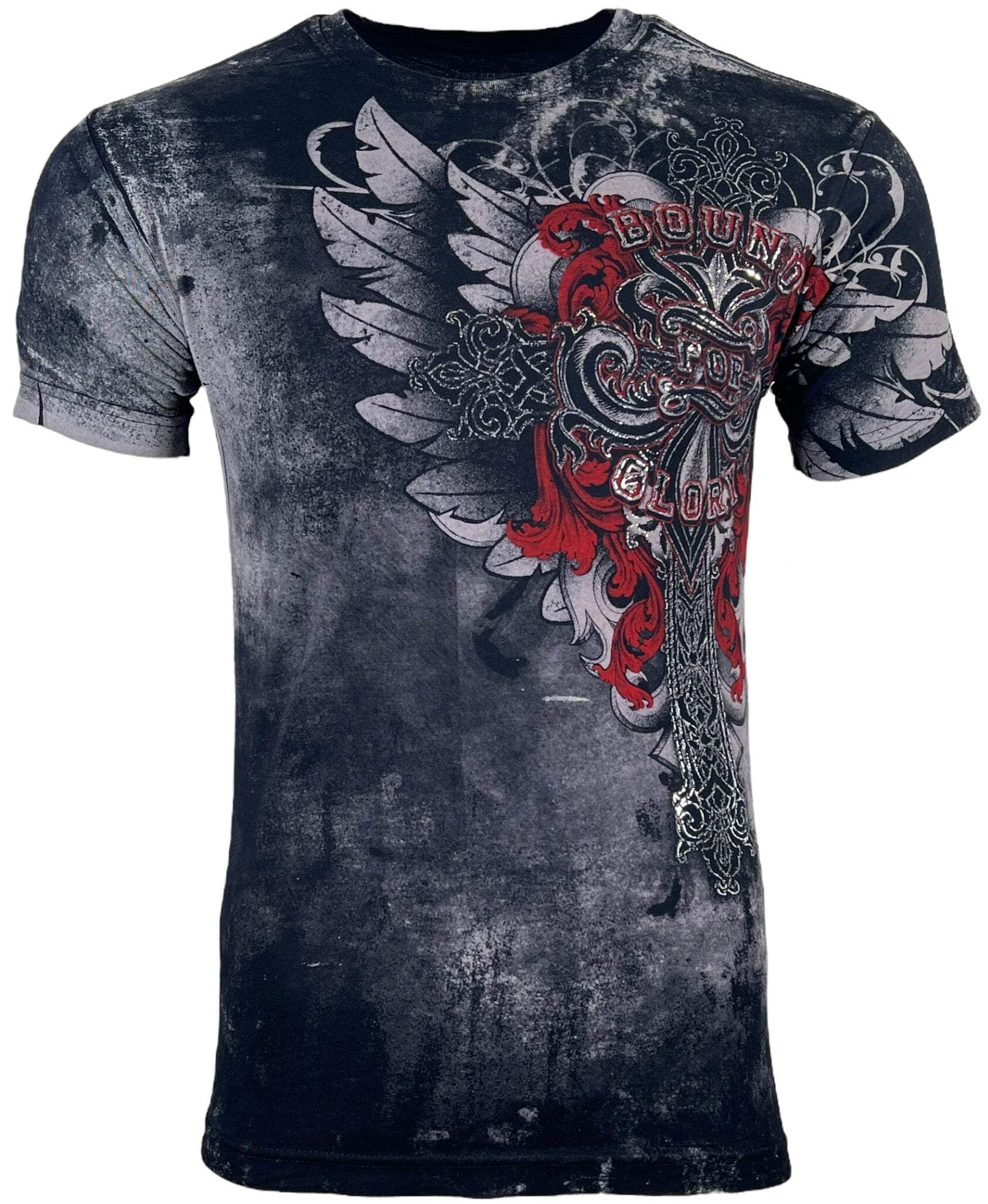 Xtreme Couture by Affliction Men's T-Shirt Salvation Black