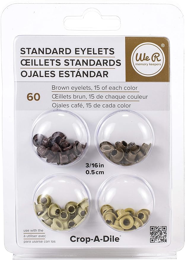 We R Memory Keepers 0633356415817 Eyelets & Washers CropA