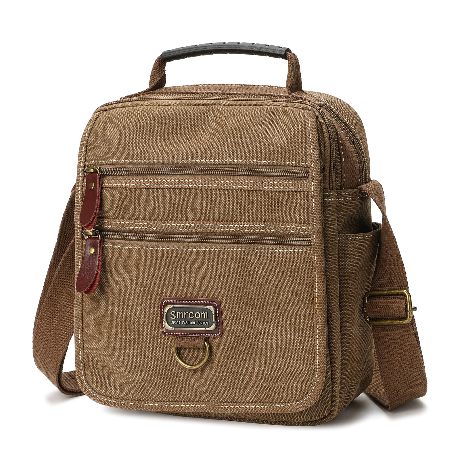 SmrcomSmall Canvas Crossbody Messenger Bag - Man's Casual Shoulder Bag