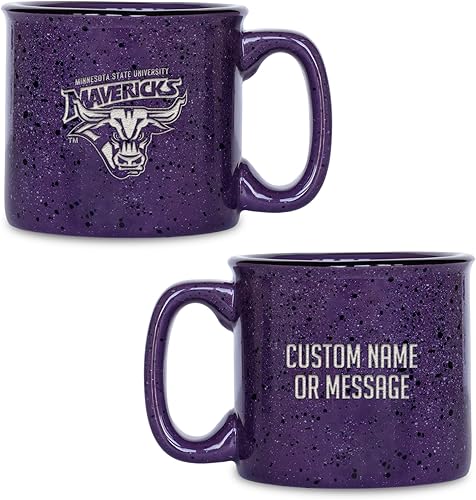 Miniatura 276 de Rico Industries NCAA Utah Utes - Taza de café personalizada de 12 onzas con logotipo grabado con láser profundo, taza de cerámica para acampar con