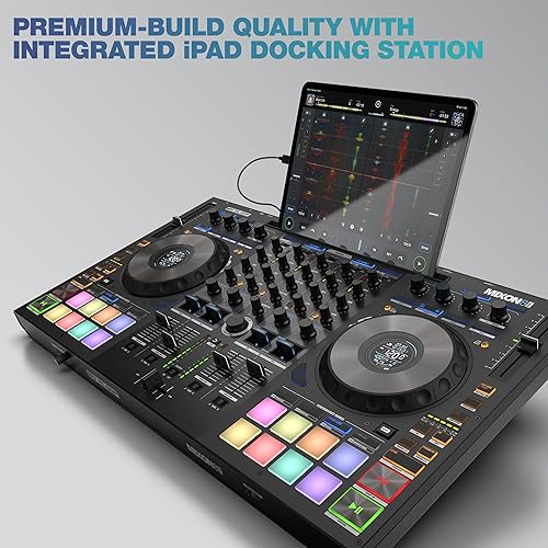 Miniatura 10 de Reloop Mixon 8 Pro Controlador DJ de 4 canales, negro