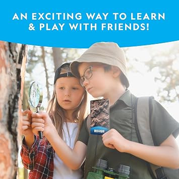 National Geographic Scavenger Hunt for Kids- Seek & Match to Find Objects from 40 Jumbo Treasure Hunt Cards, Indoor and Outdoor Activities, Family Travel Camping Games, Toddlers and Kids Ages 4-8