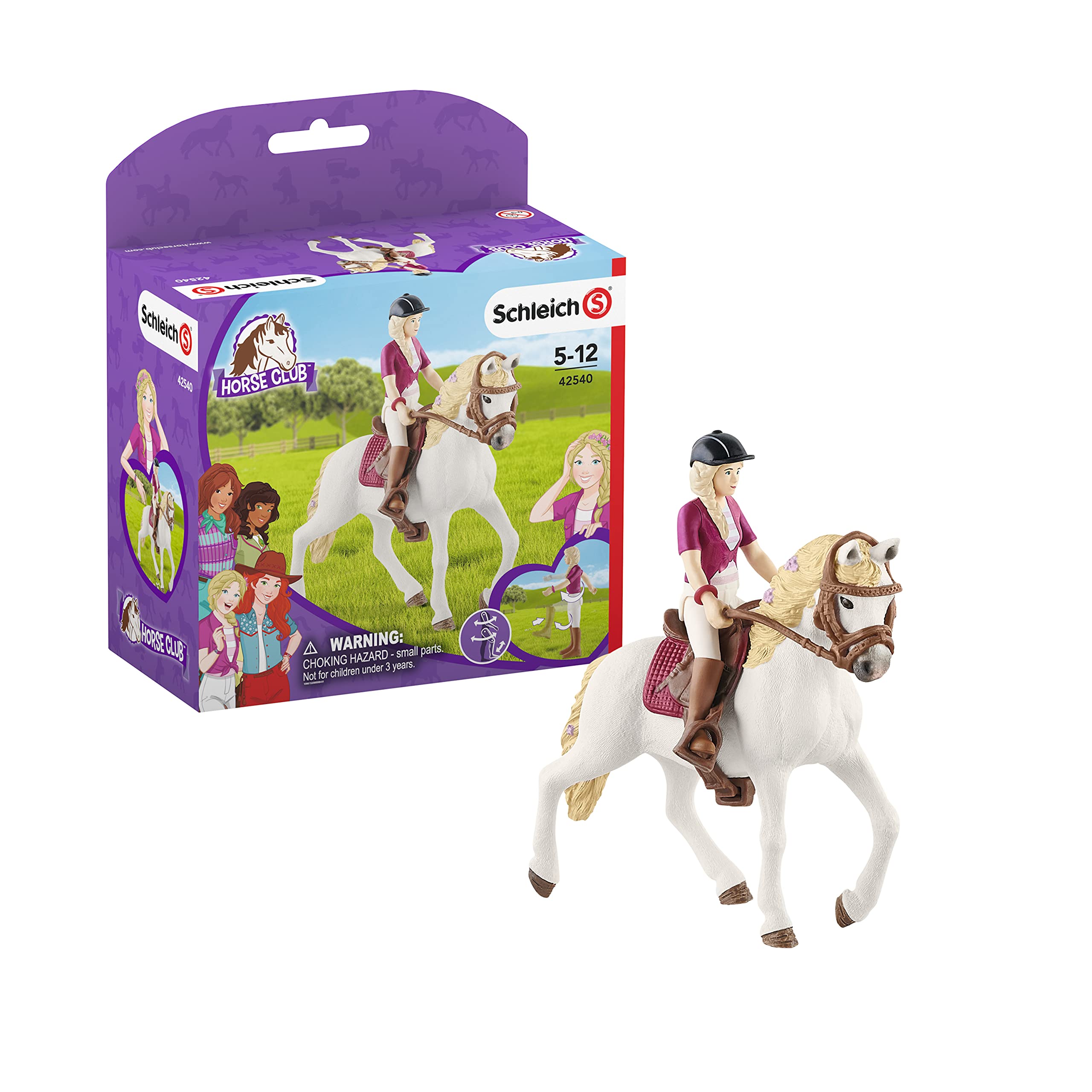 Schleich Horse Club, 6Piece Playset, Horse Toys for Girls and Boys