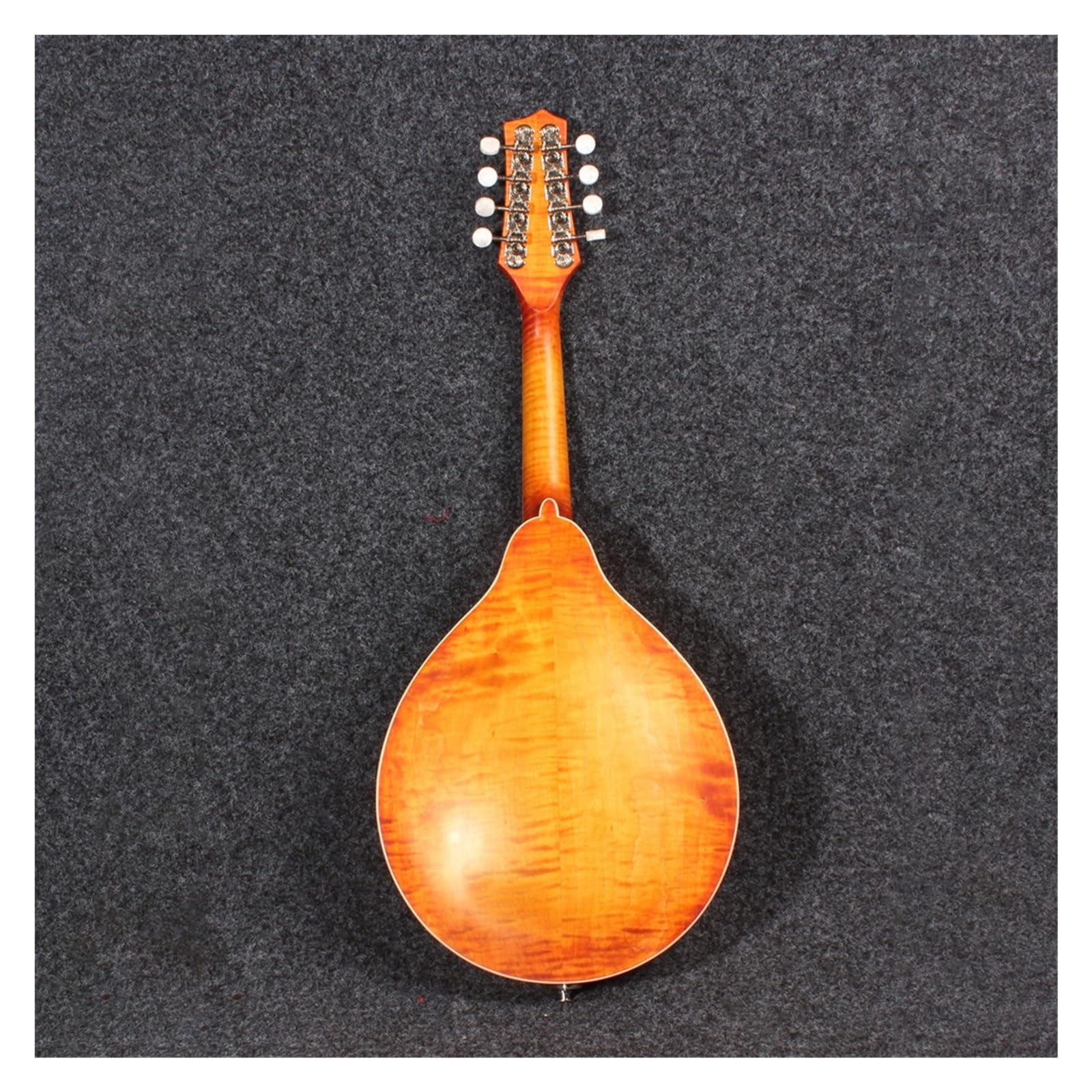 Mandolin Instrument Kit 70cm High Spruce Single Board Tiger Maple Back And Sides Handmade Professional Mandolin - Image 7