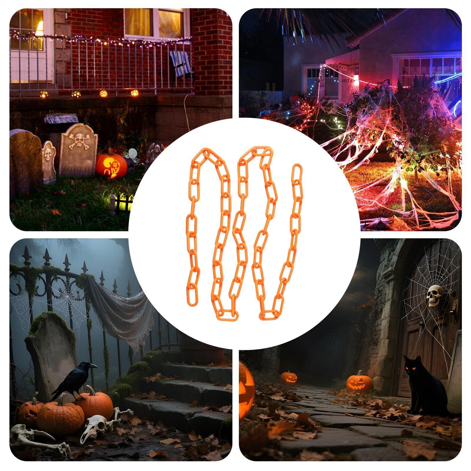 Guirnalda Luminosa de Luces LED Funcionan con Pilas, Resistentes a la | Decoración Luminosa de Halloween para Uso en Jardín Cumpleaños Hogar Exteriores y Noche