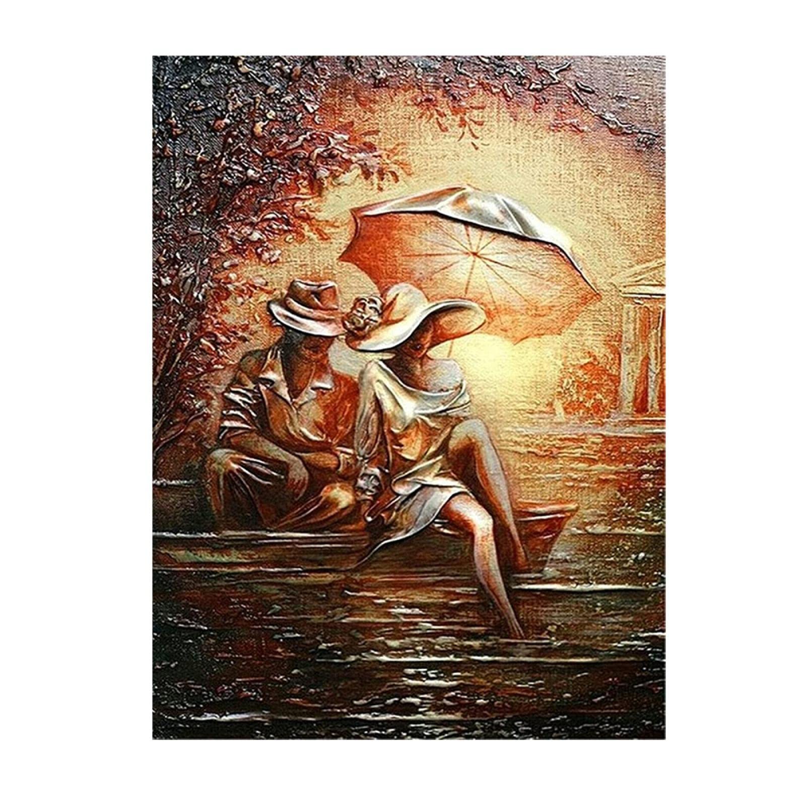 Amazon.co.jp: 素晴らしい恋人たちアートキャンバス絵画ロマンチックな