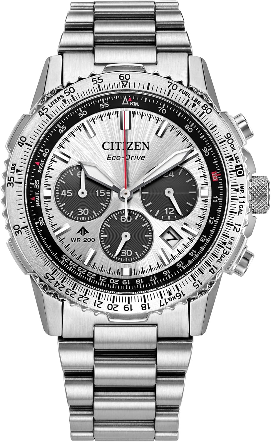 Citizen Eco-Drive Promaster Navihawk Silver-Tone Dial