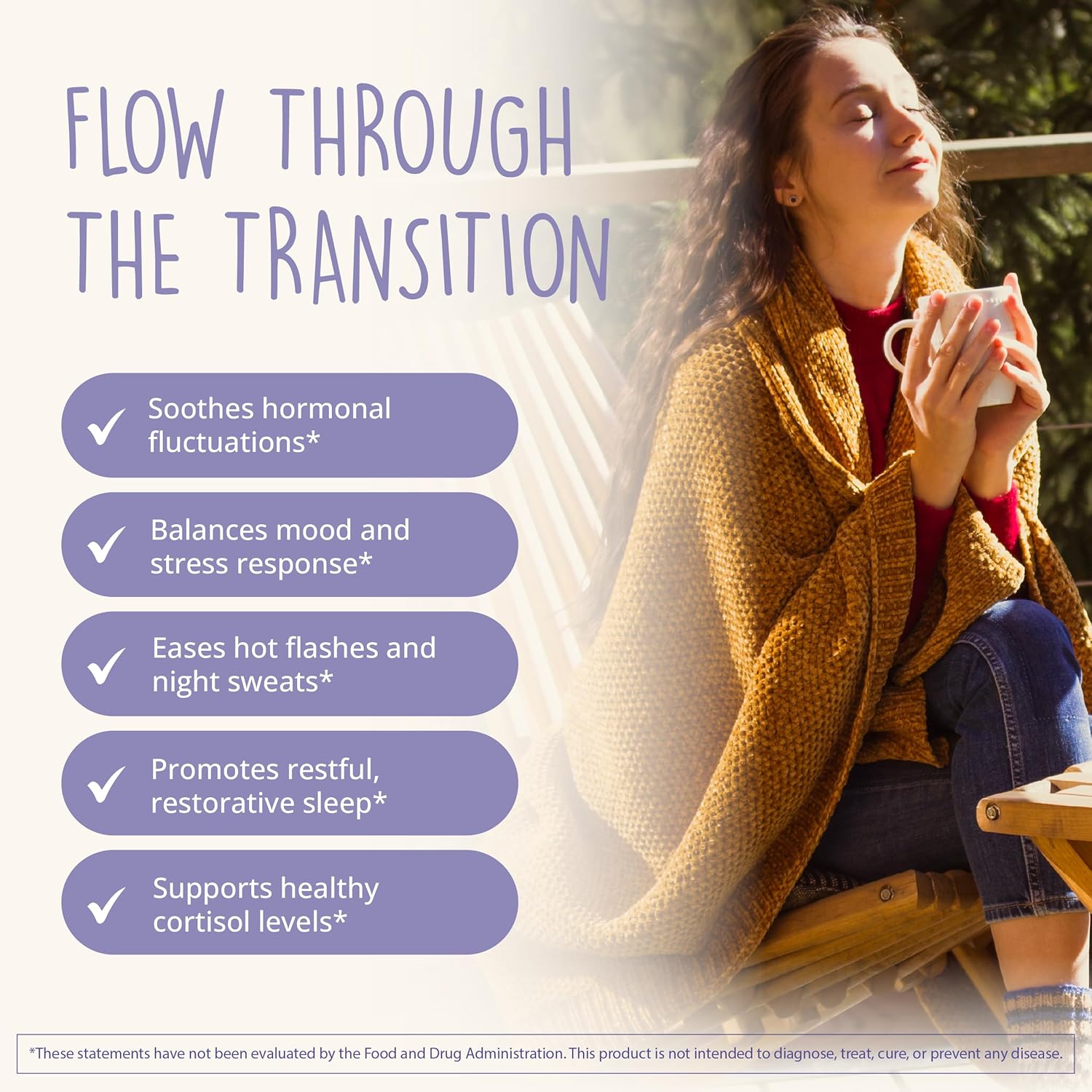 Happy Healthy Hippie Joy-Filled with Saffron Mood Support Supplement & Go with The Flow Perimenopause Supplement
