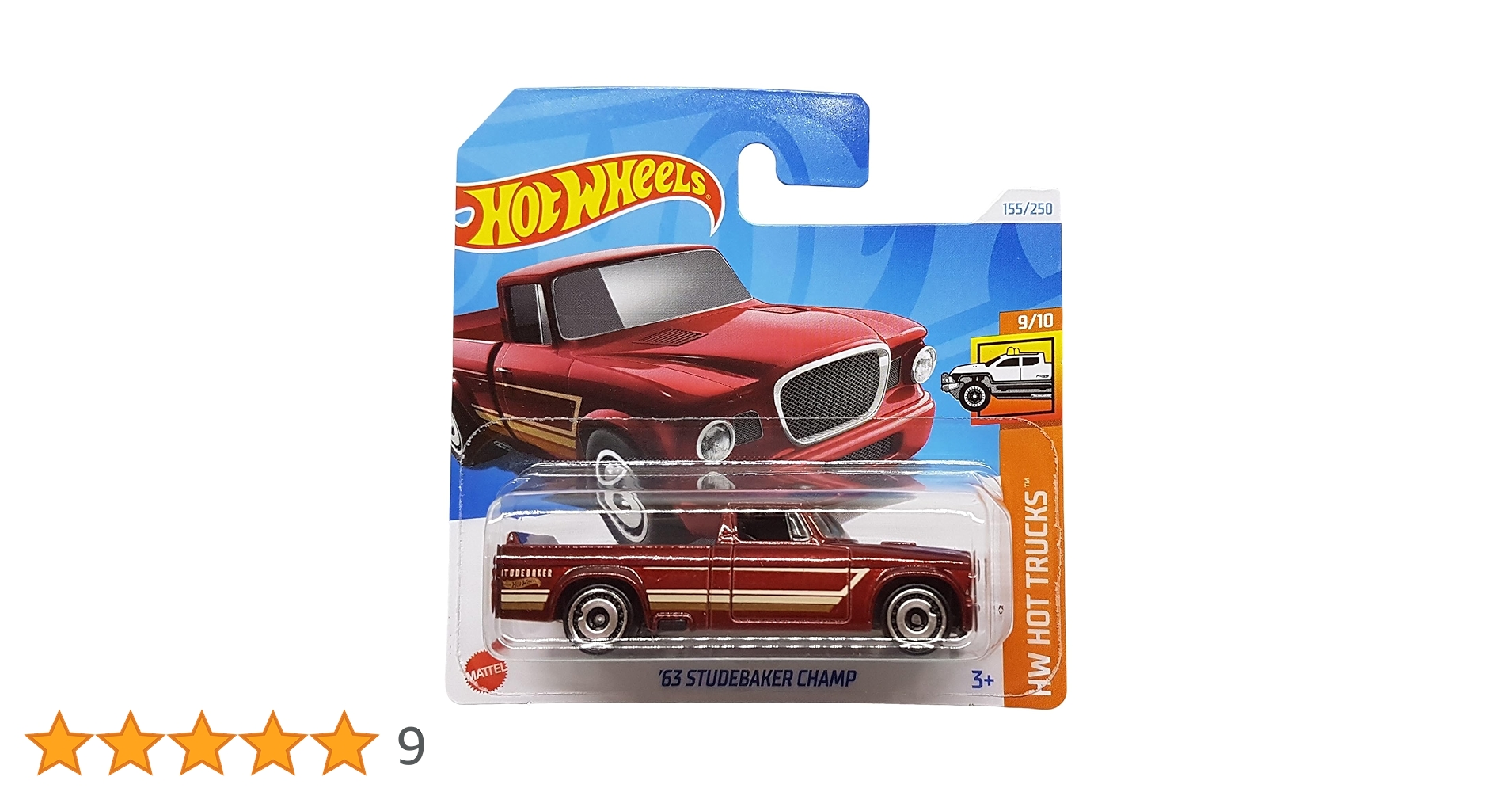 Hot Wheels 63 Studebaker Champ - HW Hot Trucks 9/10 - HTC35