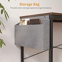 Vista 26 de Cubiker Escritorio para computadora, escritorio pequeño de oficina en casa de 32 pulgadas para espacios pequeños, estilo moderno y simple