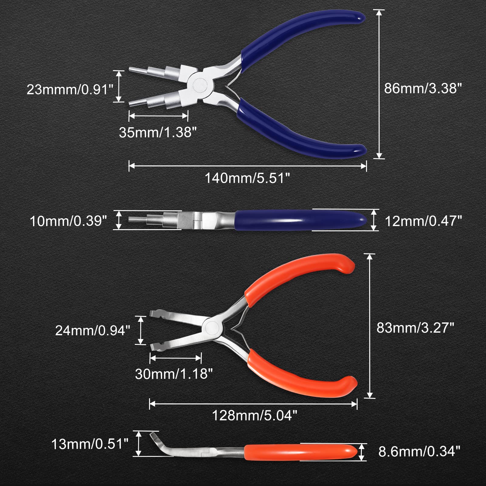 Pinze Per La Creazione Di Gioielli In Miniatura, Pratico Set Di Attrezzi Di Riparazione Per Gioielli E Hobbisti - Foto 8