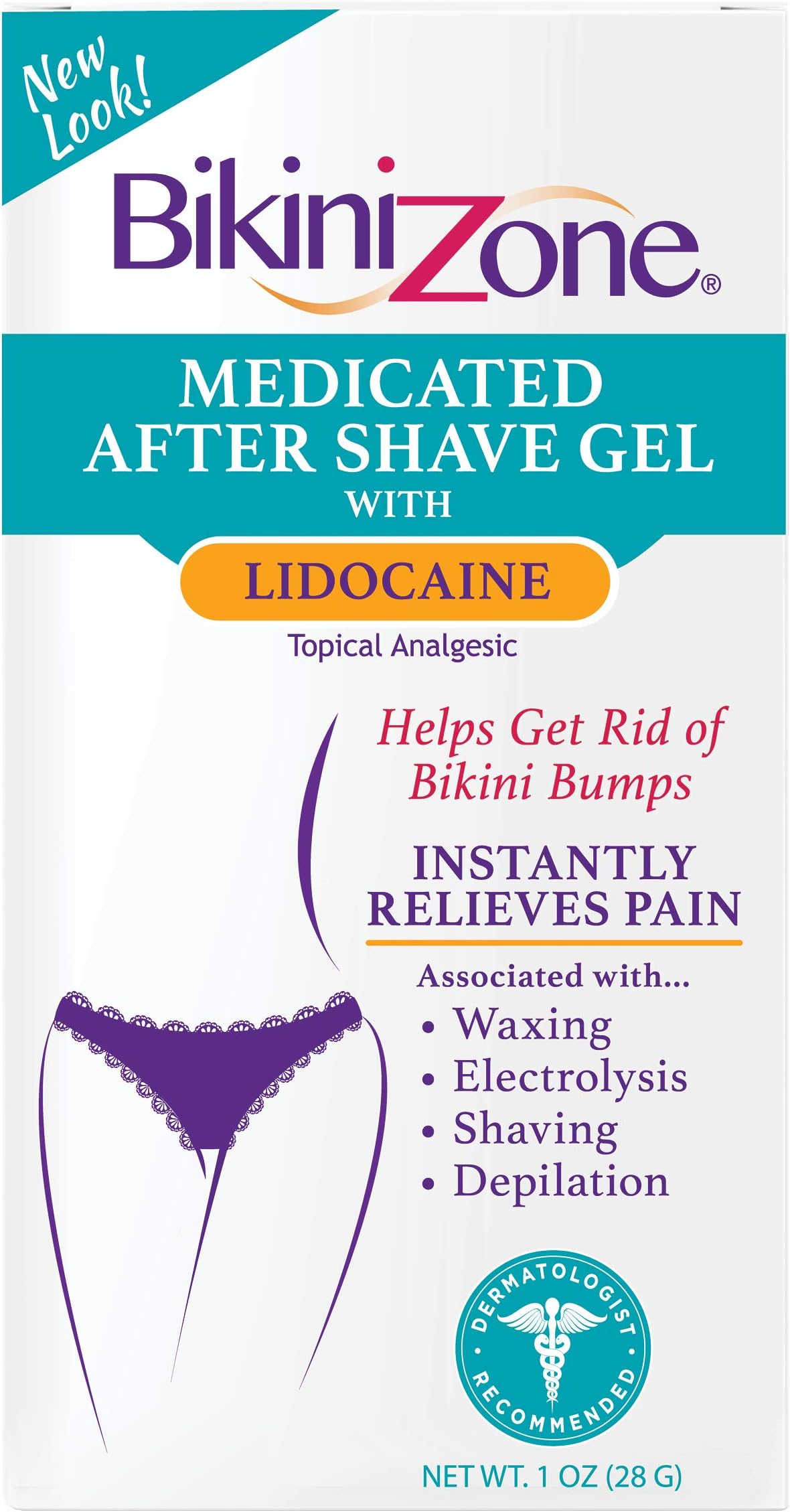 Bikini Zone After-Shave Gel Medicated 1 oz (28 g)