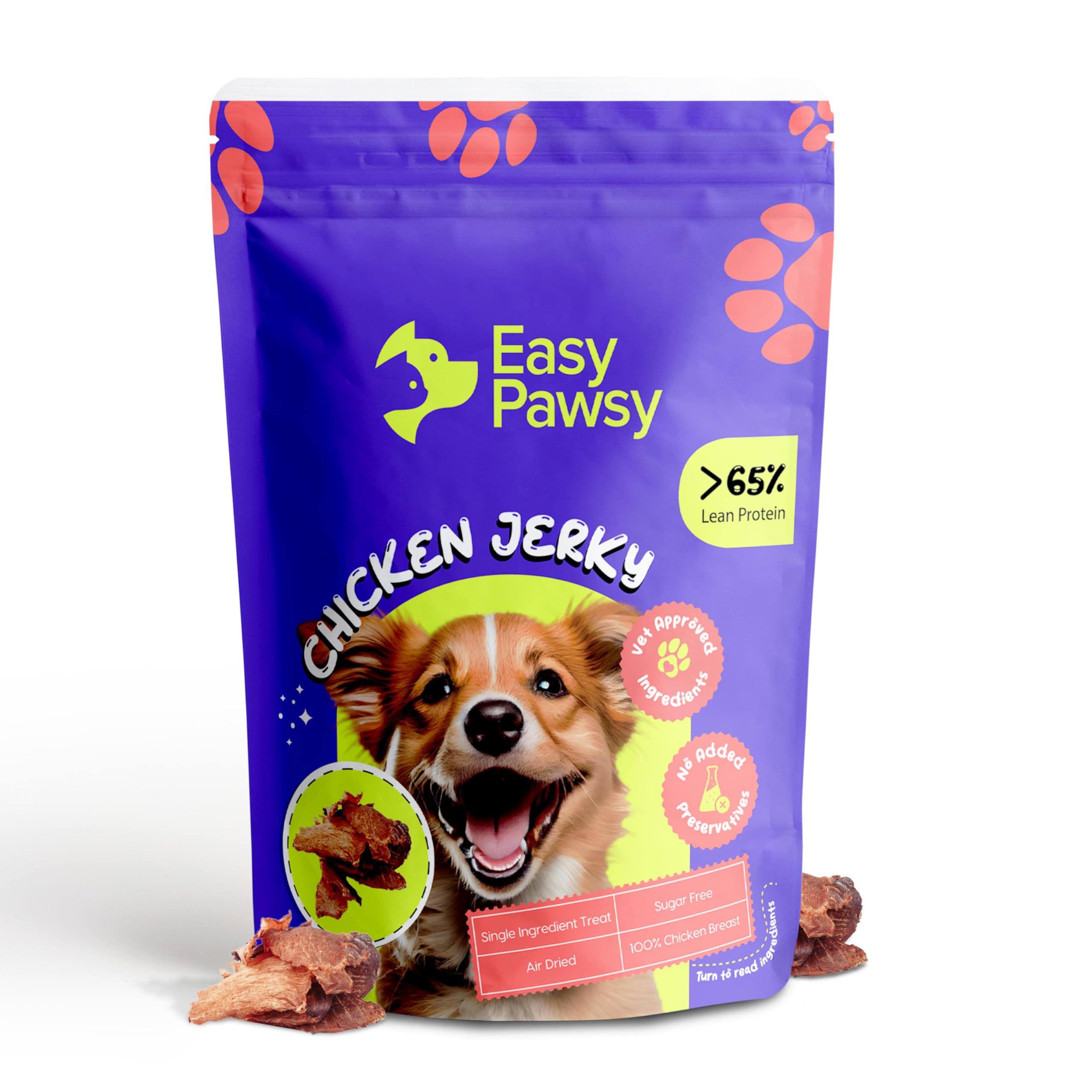 Chicken Jerky Treat for Dogs from Easy Pawsy (B0CKWK63W8) Amazon Price History, Amazon Price Tracker