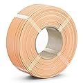 PETG Filament 1.75mm, Ultra Tough, Heat Optimized, Odorless, 1kg(2.2lbs) SUNLU PETG 3D Printer Filament, Dimensional Accuracy +/- 0.02mm, Refill Peach Fuzz