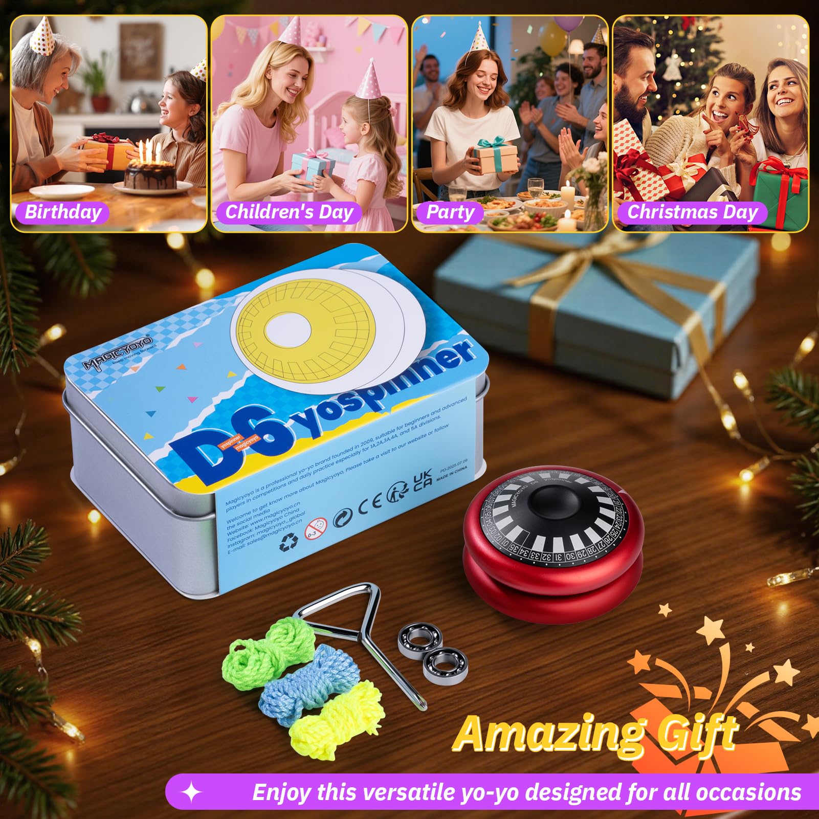 Amazon | MAGICYOYO D6 多機能 ヨーヨー 子供用 初心者向けヨーヨー
