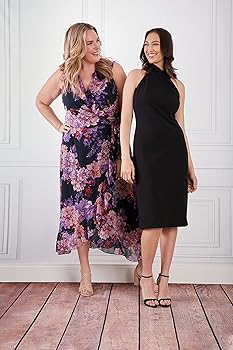 London Times Womens Dresses Pleated Neck Halter Sheath Guest