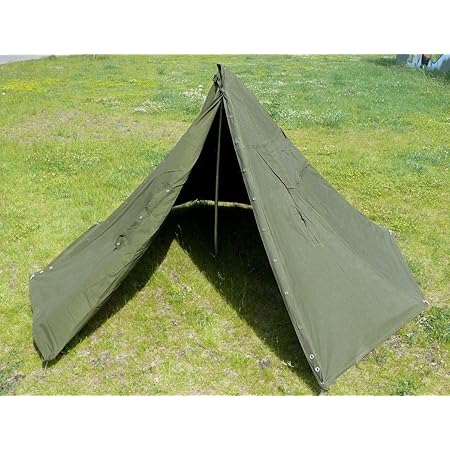 Amazon ポーランド軍 ポンチョテント サイズ２ 170 180cm ポーランド軍 テント本体