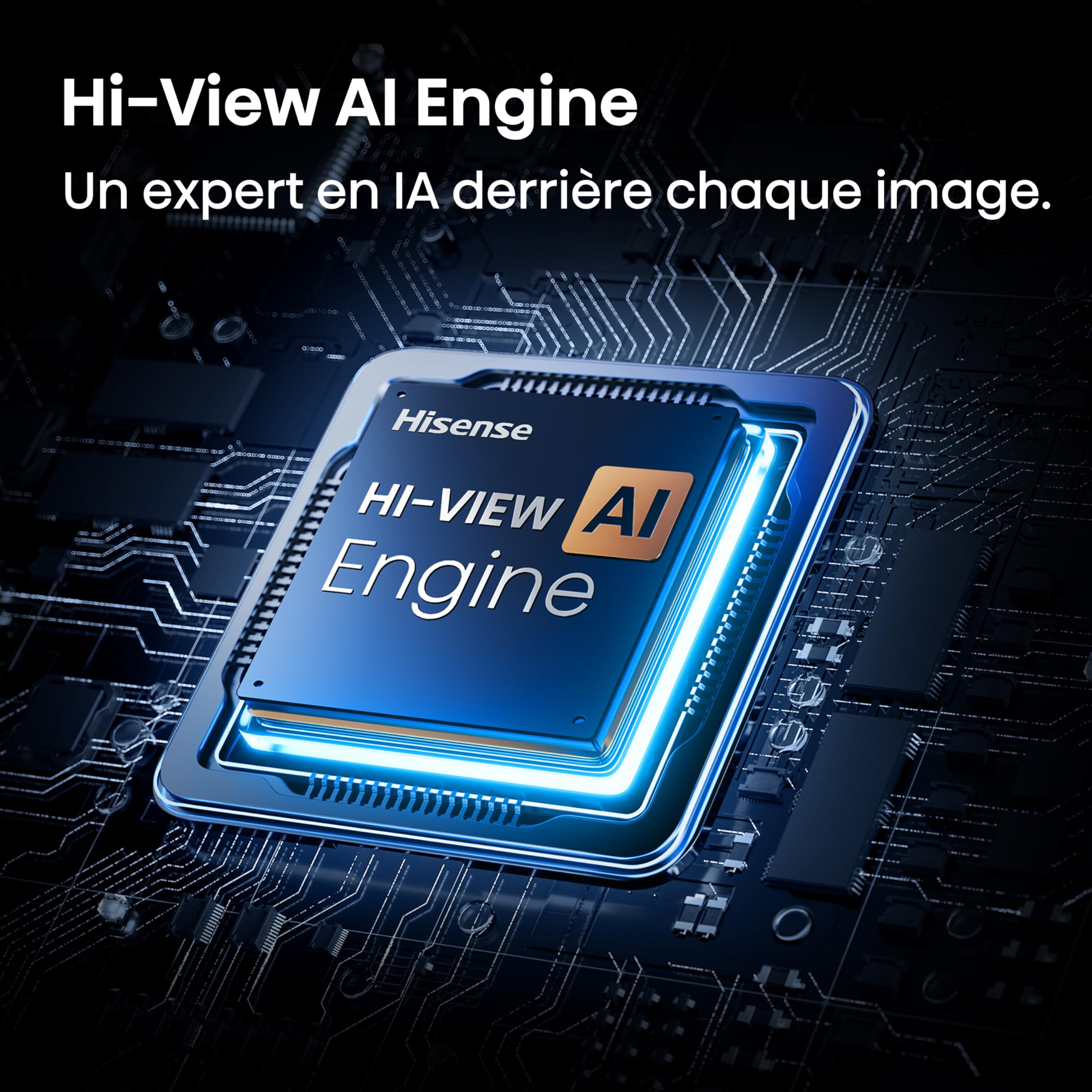 Hisense 55U7SE TV Mini-LED 4K 55" (139 cm) - Série U7 2026 - QLED, 144Hz (HSR 240Hz), 1300 Nits, 192 Zones, Dalle VA Contraste 5000:1