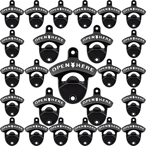 Miniatura 6 de Abrebotellas de bronce antiguo montado en la pared abrebotellas de cerveza montado en la parte superior para regalos Bronce antiguo,Plateado