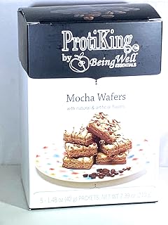 Proti King High Protein Diet Wafers - Mocha - 5 Servings by Being Well Essentials
