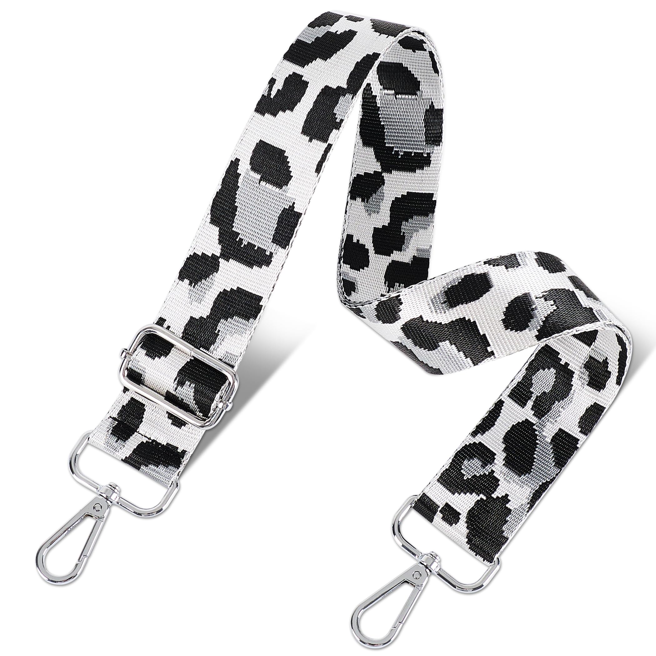 chushui Leopard Print Purse Strap for Women,Adjustable Crossbody Bag Strap