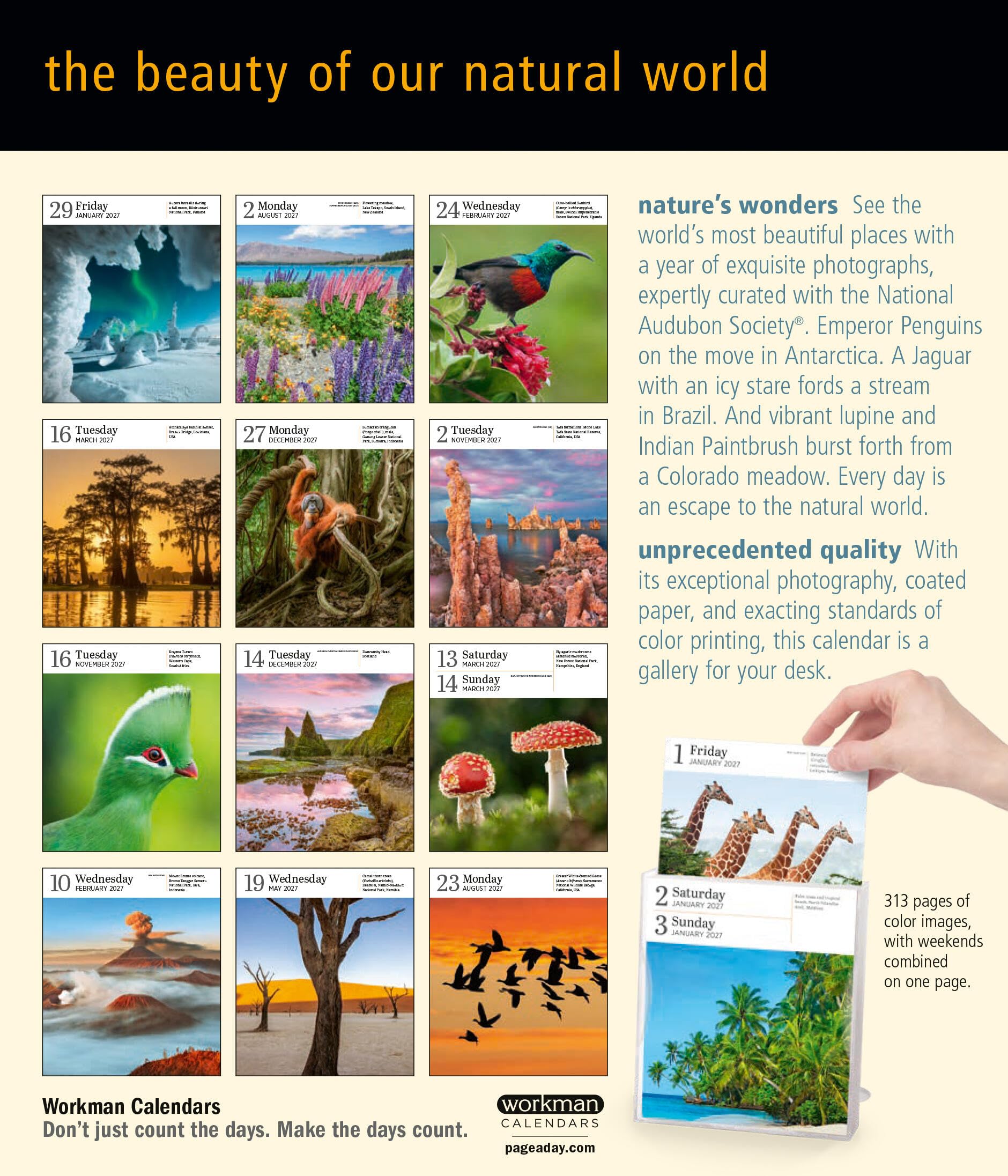 Audubon Nature Page-A-Day® Gallery Calendar 2027